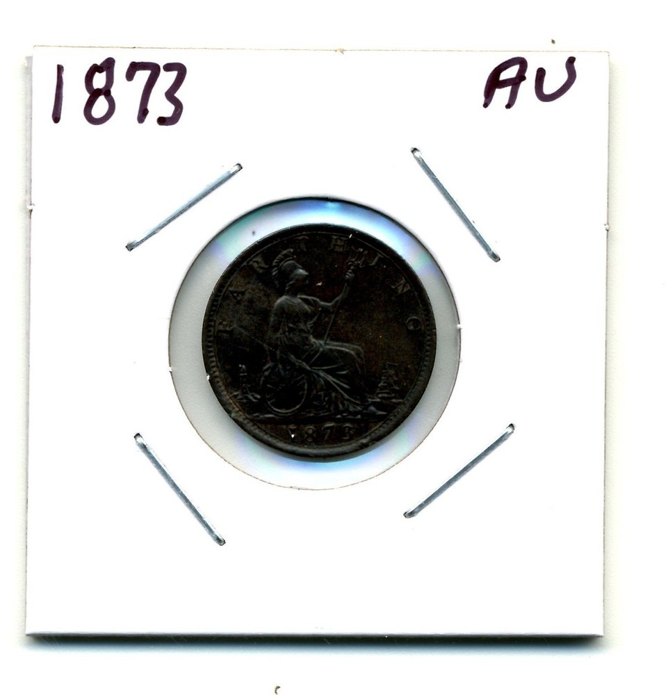 Great Britain. Farthing. 1873 About Uncirculated