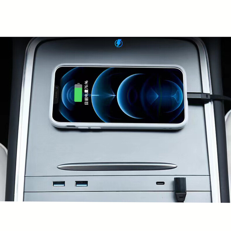 USB Hub Docking Station Center Console Smart Sensor for Tesla Model 3 Model Y