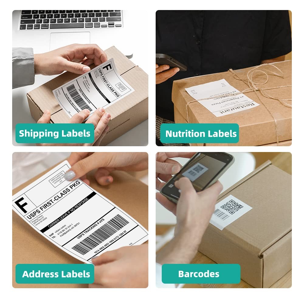 Thermal Label Printer Shipping Barcode Printer USB Connect for UPS USPS FedEx