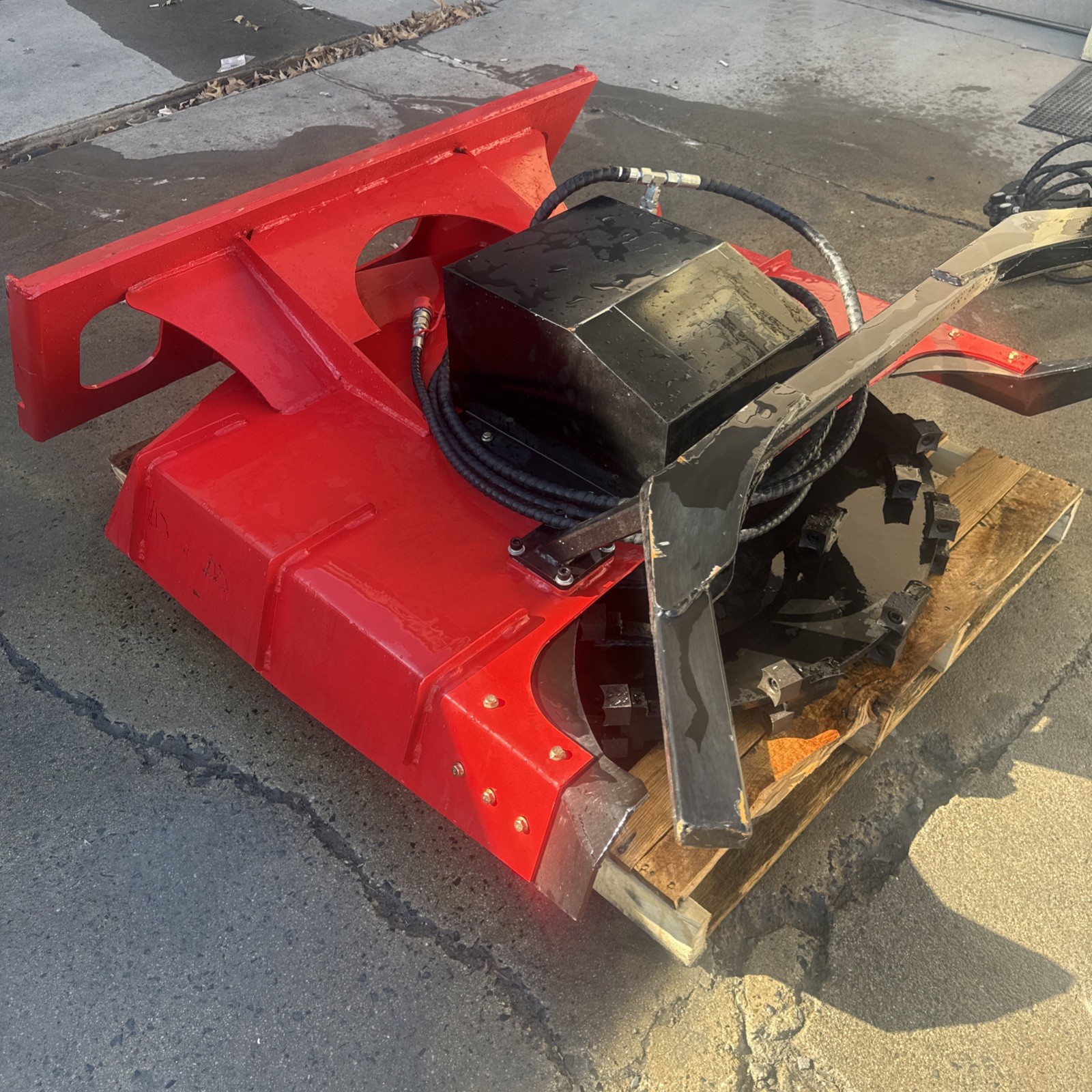 Future Disc Mulcher Hydraulic Standard-Flow GY X-DM43" SkidSteer Attachment Giyi