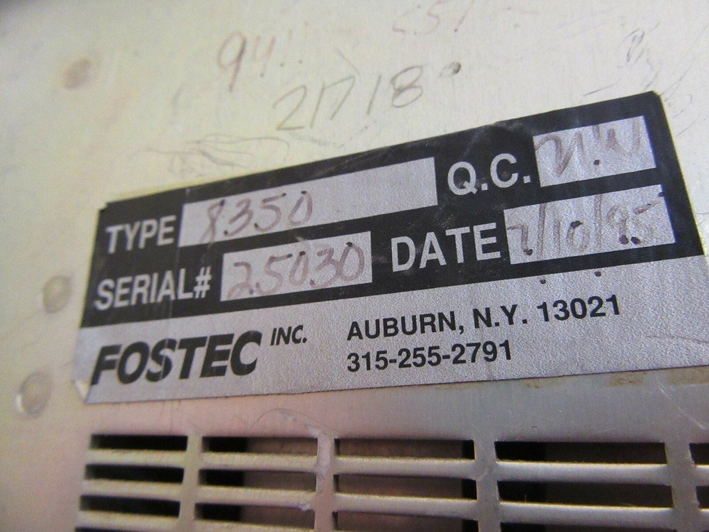 fostec dcr 150w regulated eke illuminator light source 8350 [4*C-16.5]