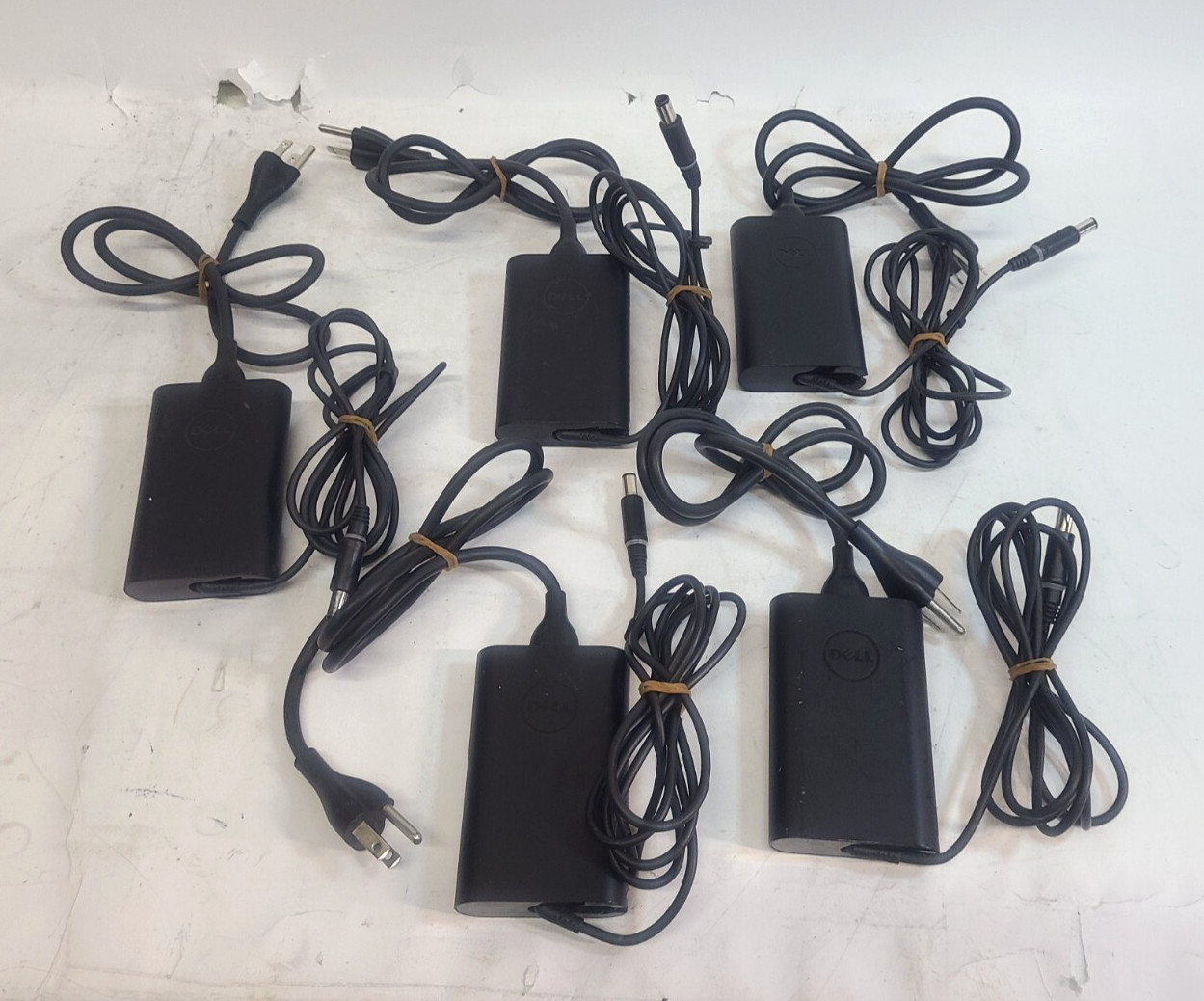 Mixed Lot of 10 Dell 65w LA65NM130 HA65NM130 Slim AC Adapters