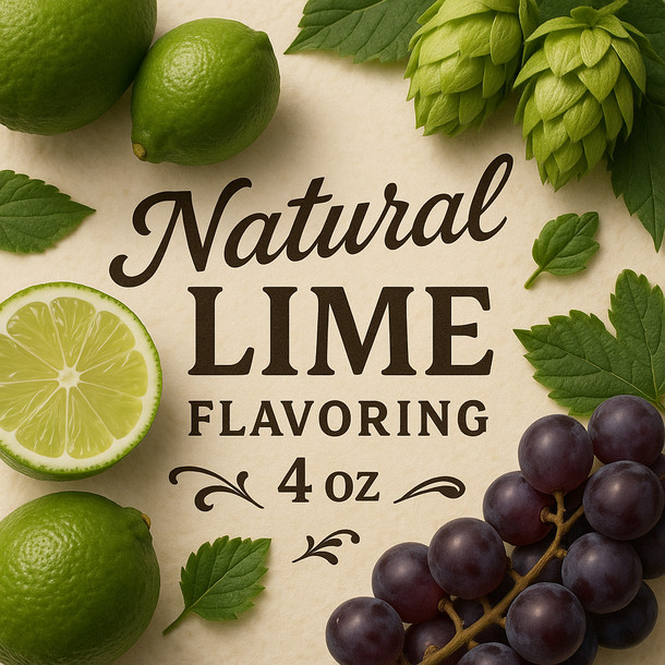 LD Carlson Natural Lime Flavoring 4 oz
