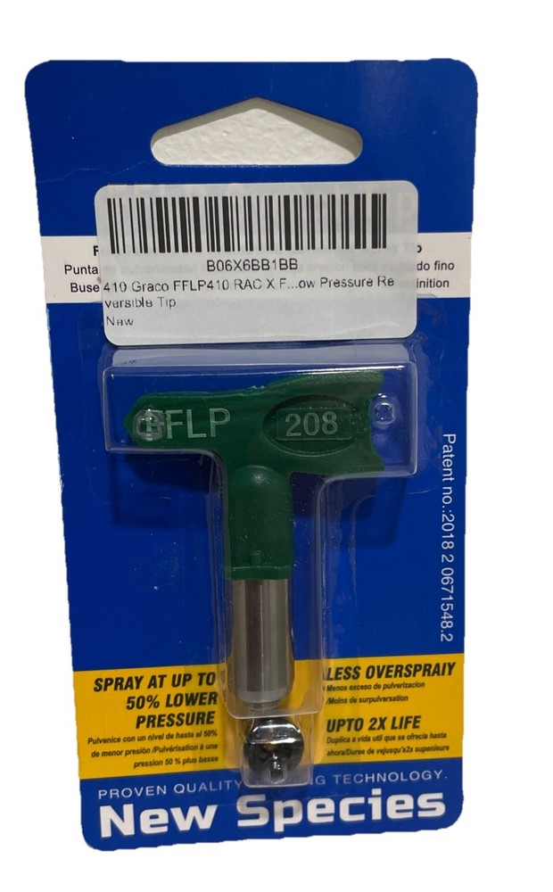 208 Green fine finish spray tip