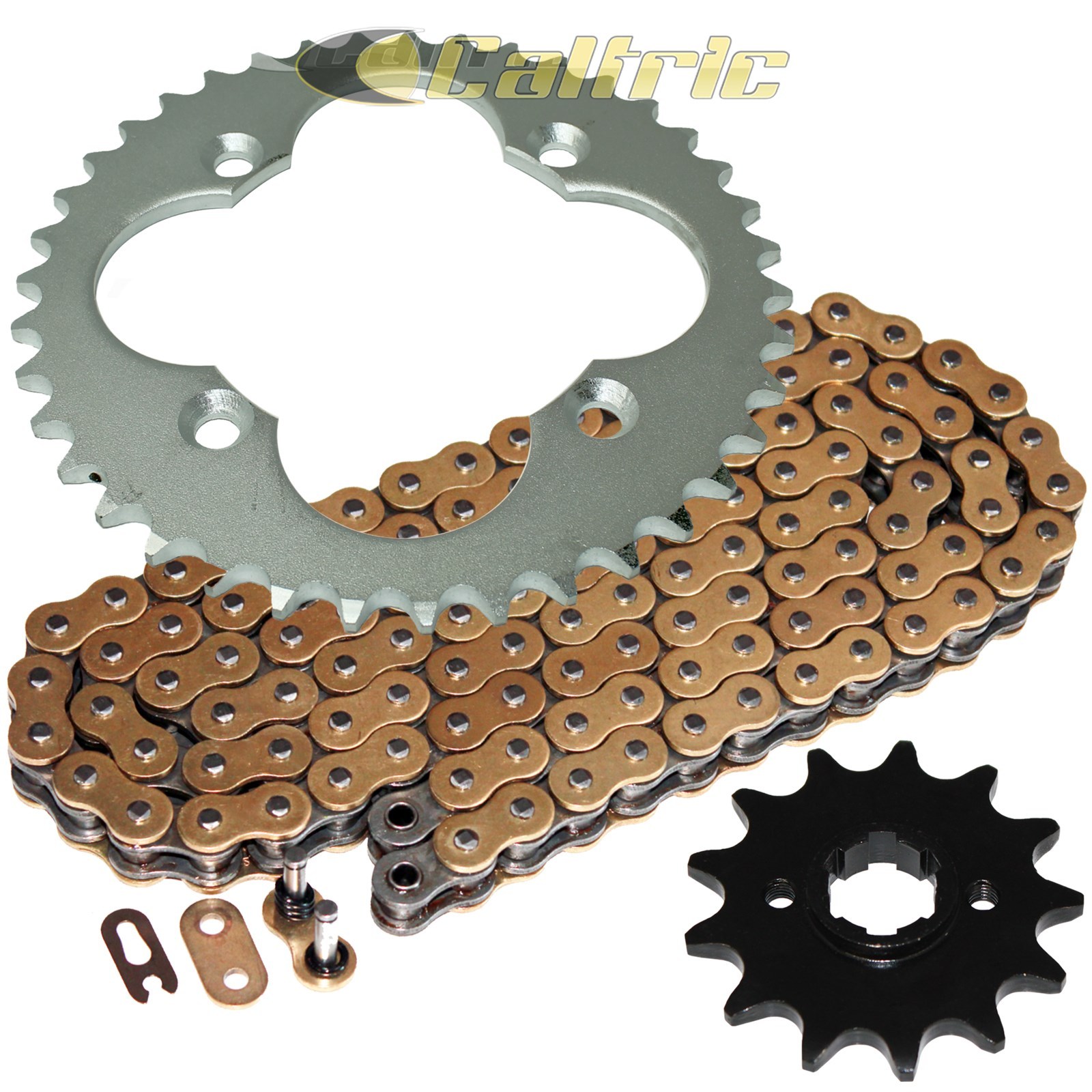 Gold O-Ring Drive Chain & Sprocket Kit for Honda TRX400EX TRX400X 2005-2014