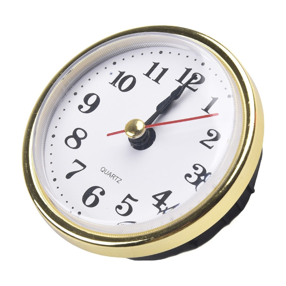 Quartz Clock Inserts Replacement 65MM Gold Arabic Numbers Clock Movement