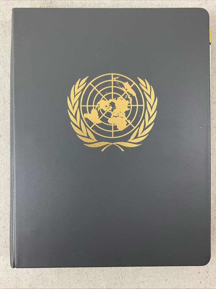 1951-1986 United Nations Stamp Catalogue Binder UN Postal Issues Geneva Vienna