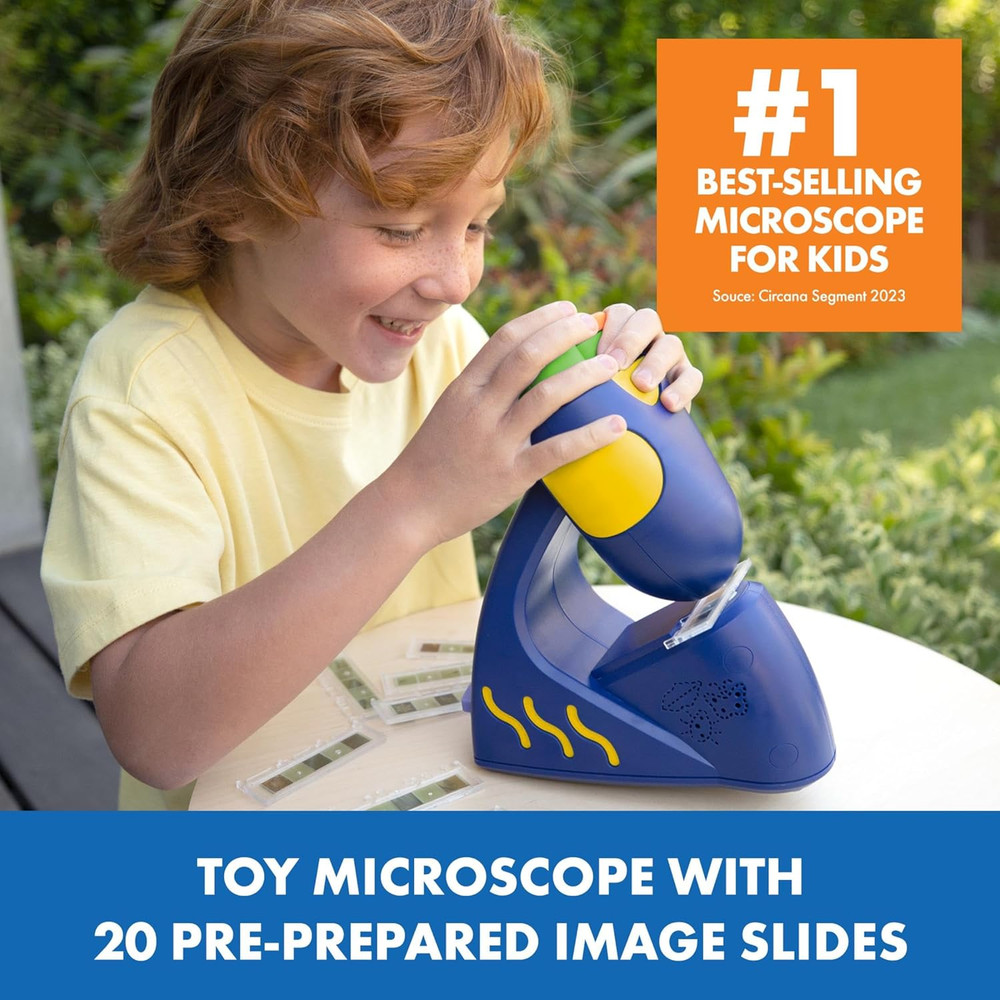 Geosafari Talking Microscope - Kids Microscope Toy Featuring Bindi Irwin, Intera