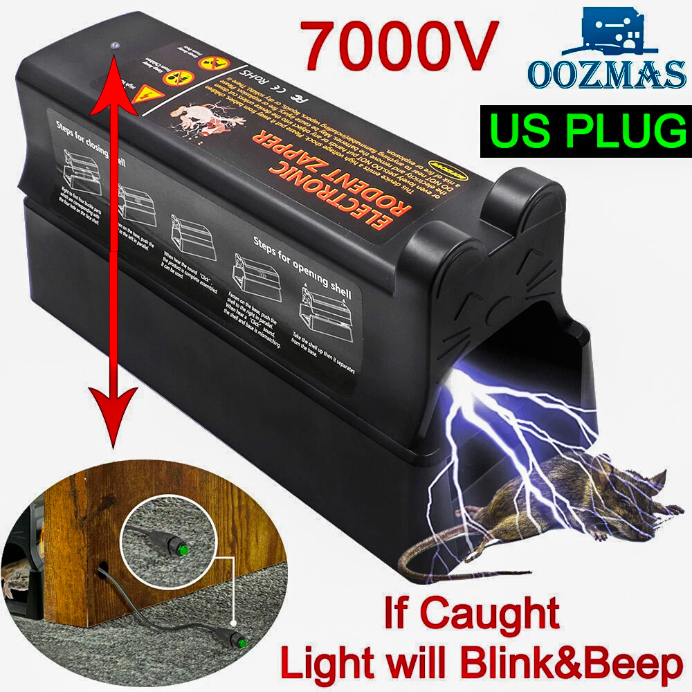 Electronic Mouse Trap Victor Control Rat Killer Pest Electric Rodent Zapper US