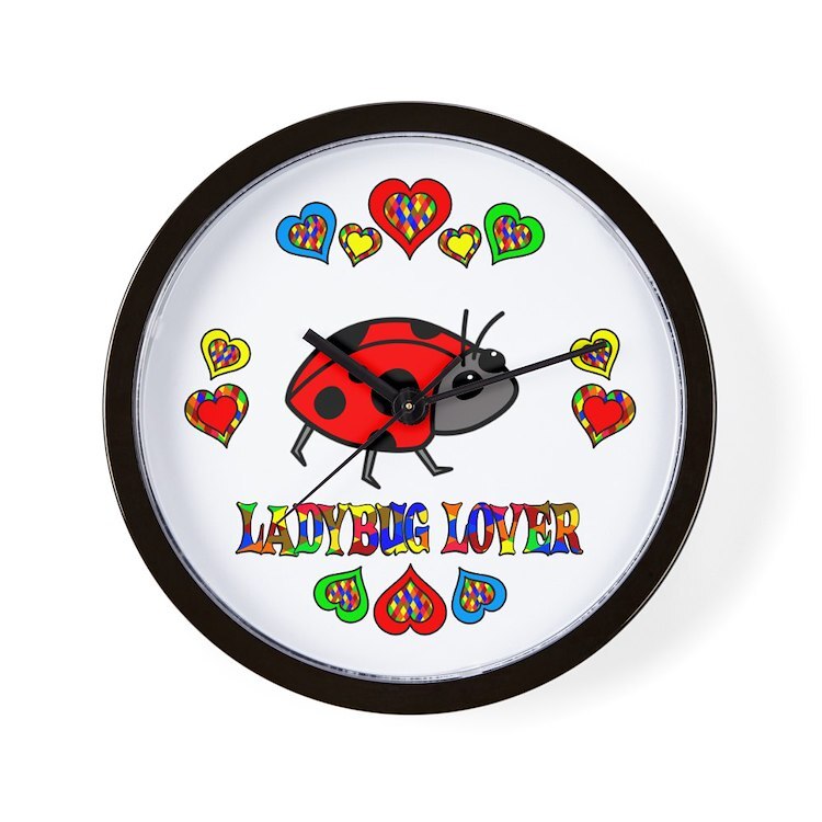 CafePress Ladybug Lover 10" Wall Clock (736952860)