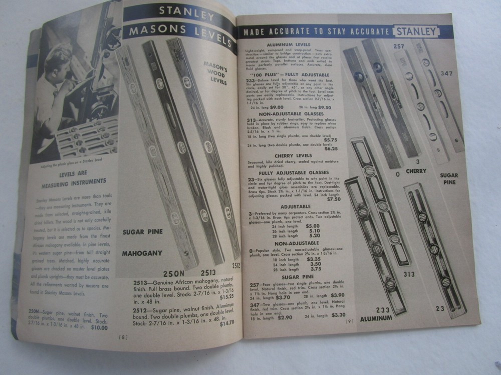 Vintage Stanley Catalog No. 53 - Do It Better With Stanley Tools