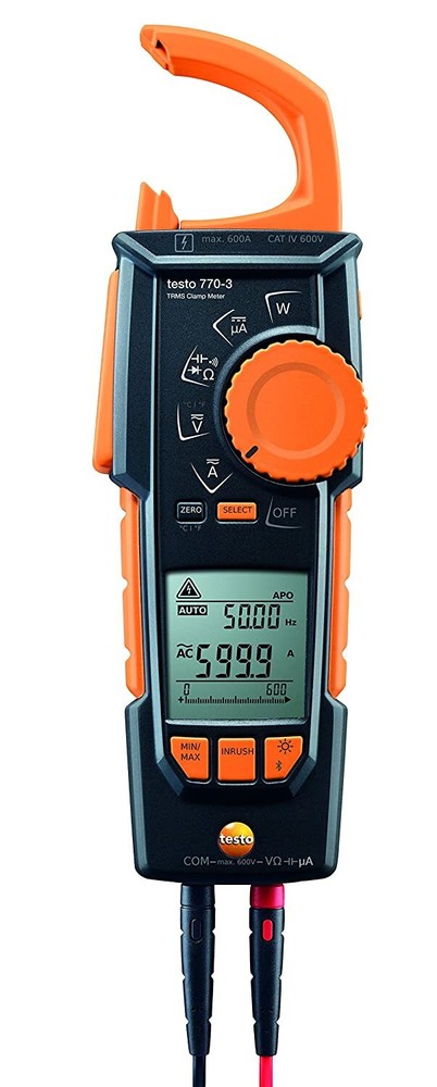 Testo 770-3 Clamp Meter 0590 7703 Improved TRMS Method New