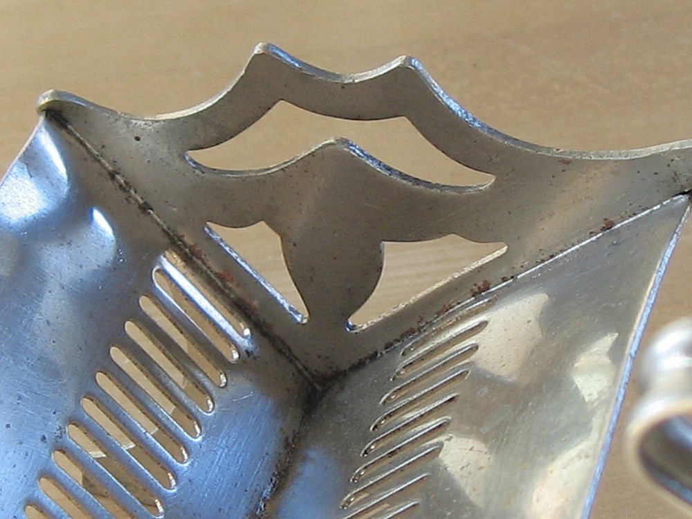 Vintage Silverplated Cracker Sugar Holder Basket Scuttle