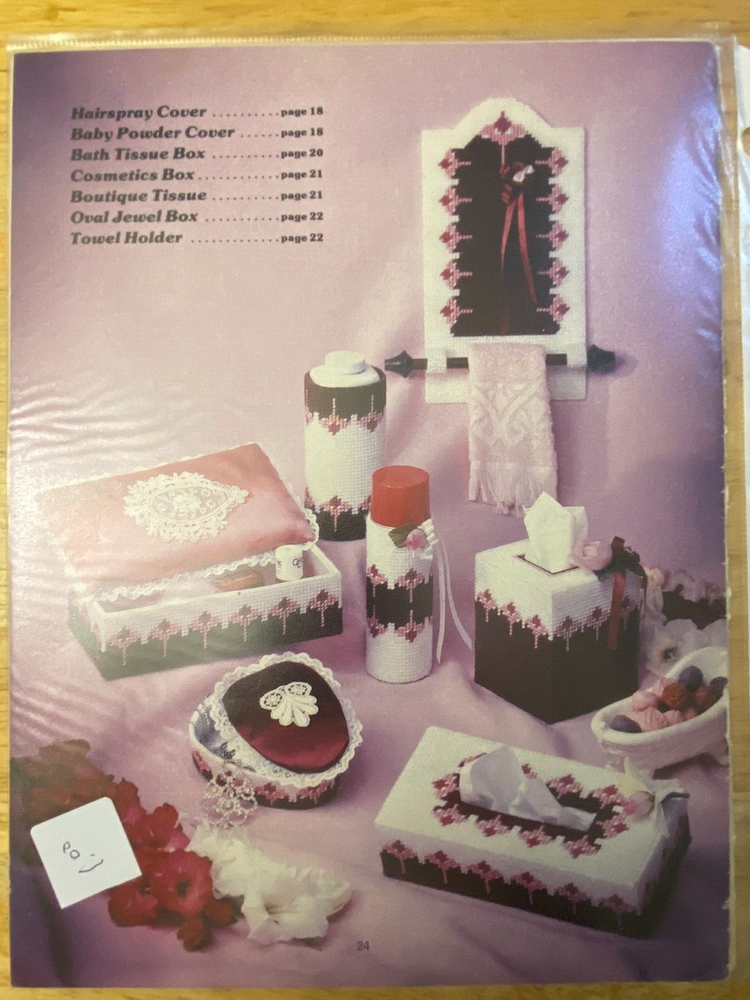 Plastic Canvas Enchantment 31 Easy Projects Wedding & Tissue Covers