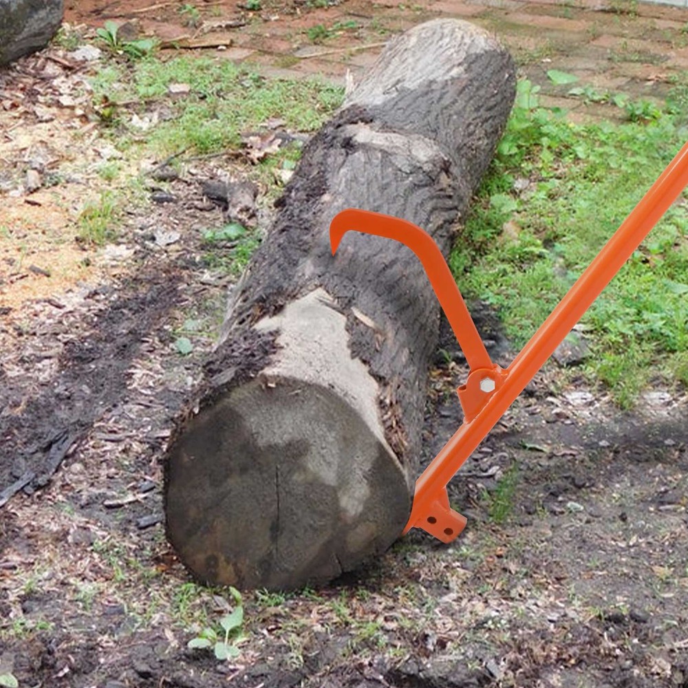 51" Steel Timberjack Timber Jack Tool Log Lifter Roller Log Cant Hook Puller