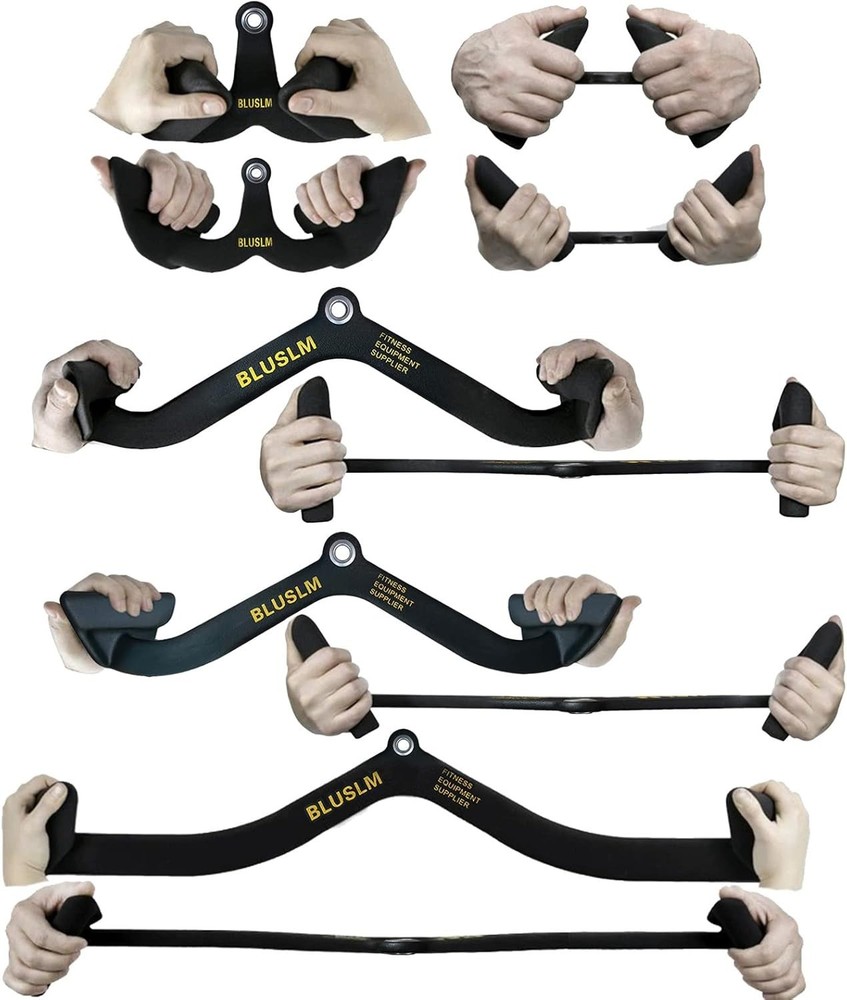 LAT Pull Down Bar LAT Pulldown Attachments T-bar V-bar Cable Attachment