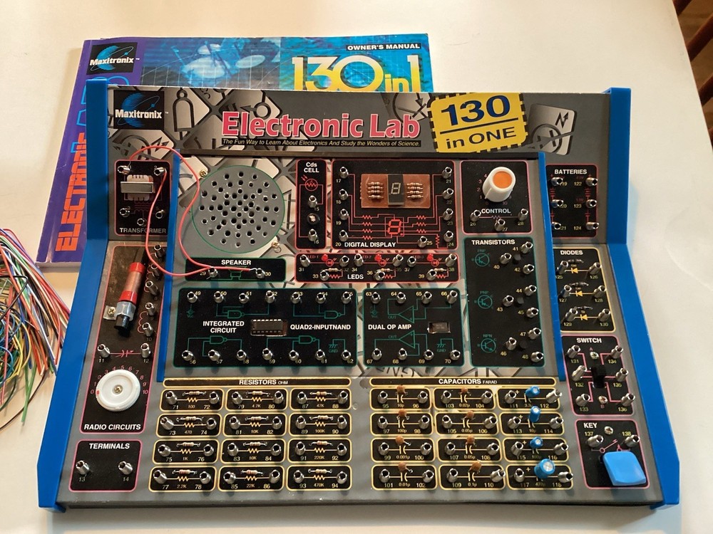 ELECTRONICS-Maxitronics - Science Fair 130 In One - LAB KIT