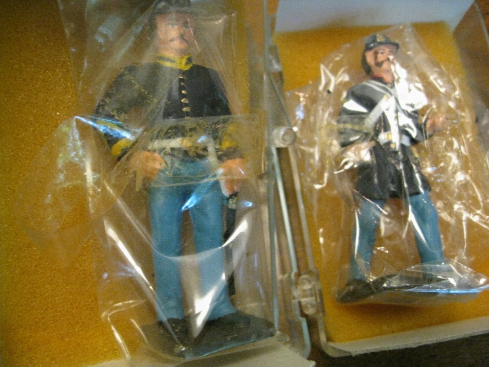 USMC Marine Corps 1863 - 1865 Civil war original hand painted lead soldiers Mili