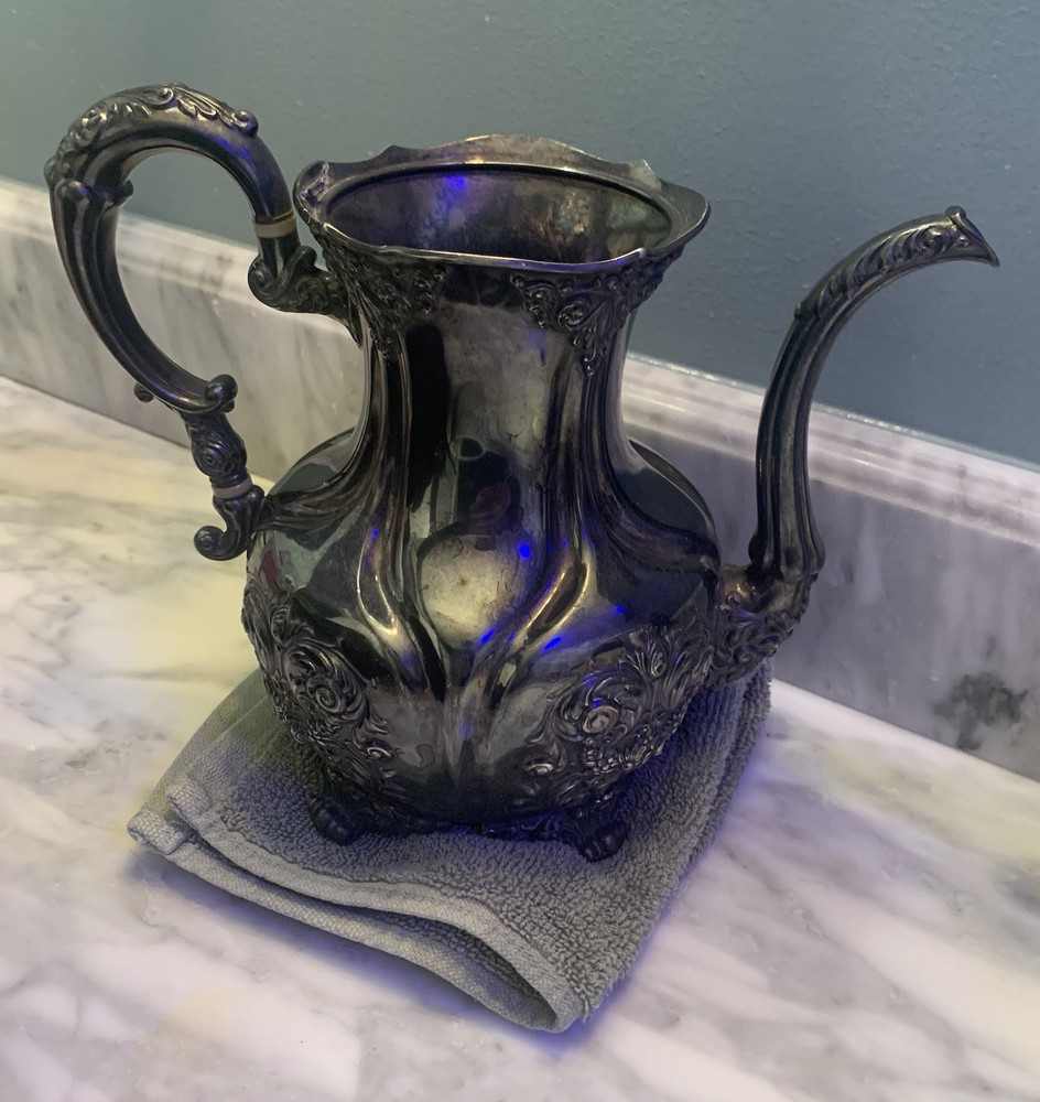 Antique Rogers Smith Silver Plated Pitcher