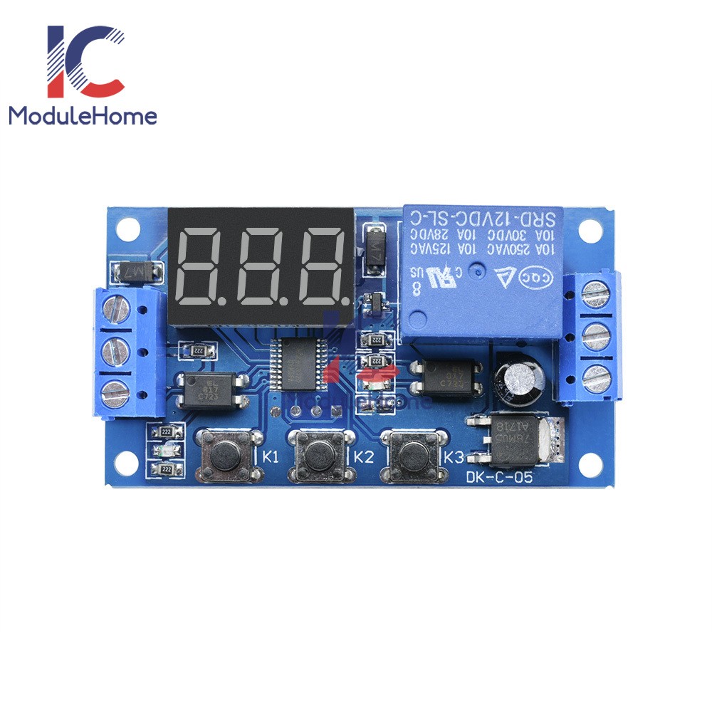 Digital DC12V LED Display Home Delay Timer Control Switch Relay Module Relay