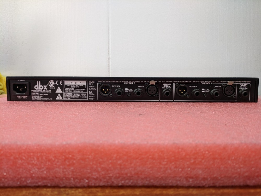 DBX 166XL 2-Channel Compressor Limiter/Gate Effects DSP Processor | REC256*