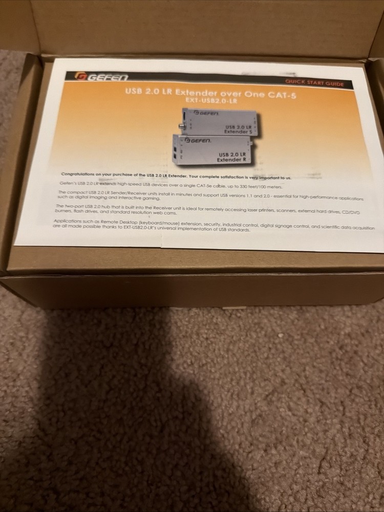 Gefen EXT-USB2.0-LR USB 2.0 Extender