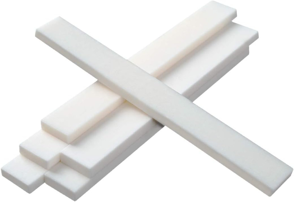 10Pcs 80*3*10mm White Bone Guitar String Bridge Saddle For Acoustic Classical US