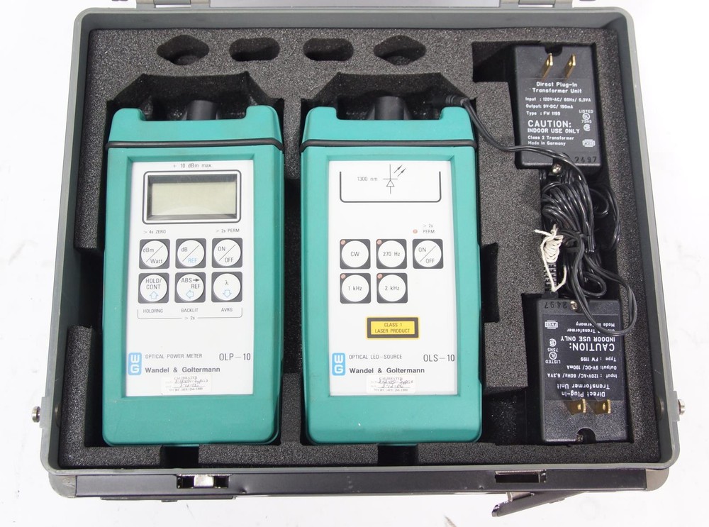 Wandel & Goltermann MK-1 OLS-10 Optical LED Source + OLP-10 Optical Power Meter