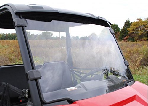 SuperATV Scratch Resistant Full Windshield for Polaris Ranger Midsize 500