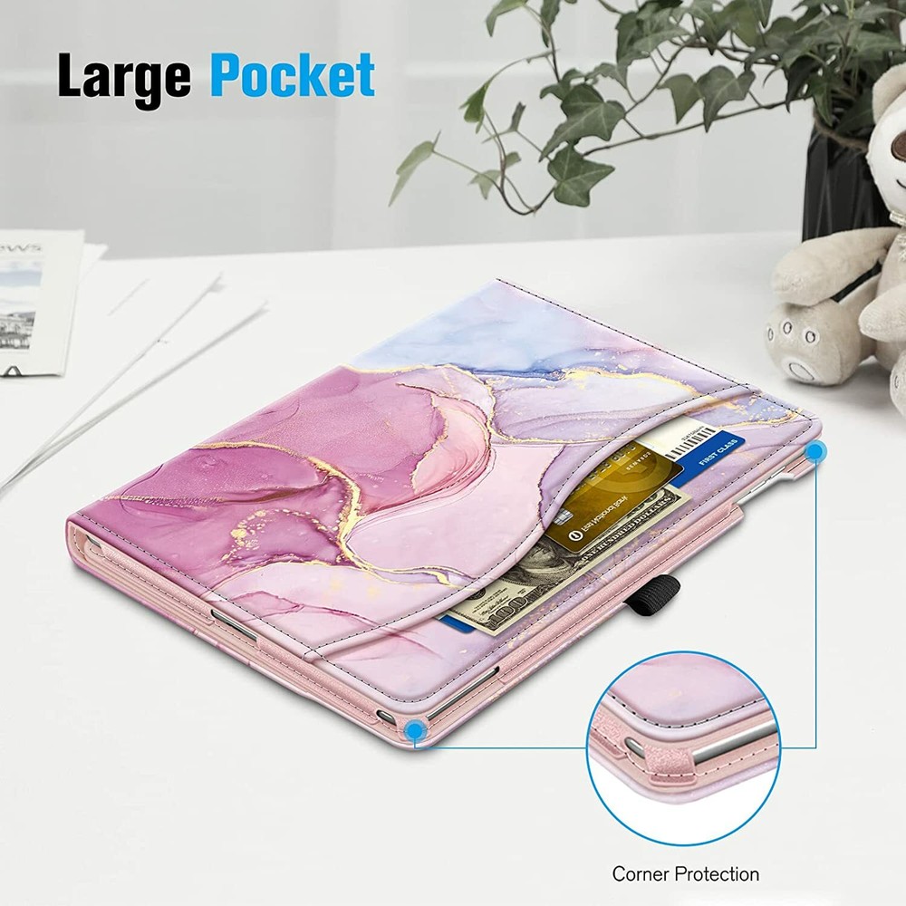 Case for iPad Pro 9.7 Inch 2016 Multi-Angle Viewing Folio Smart Stand Back Cover