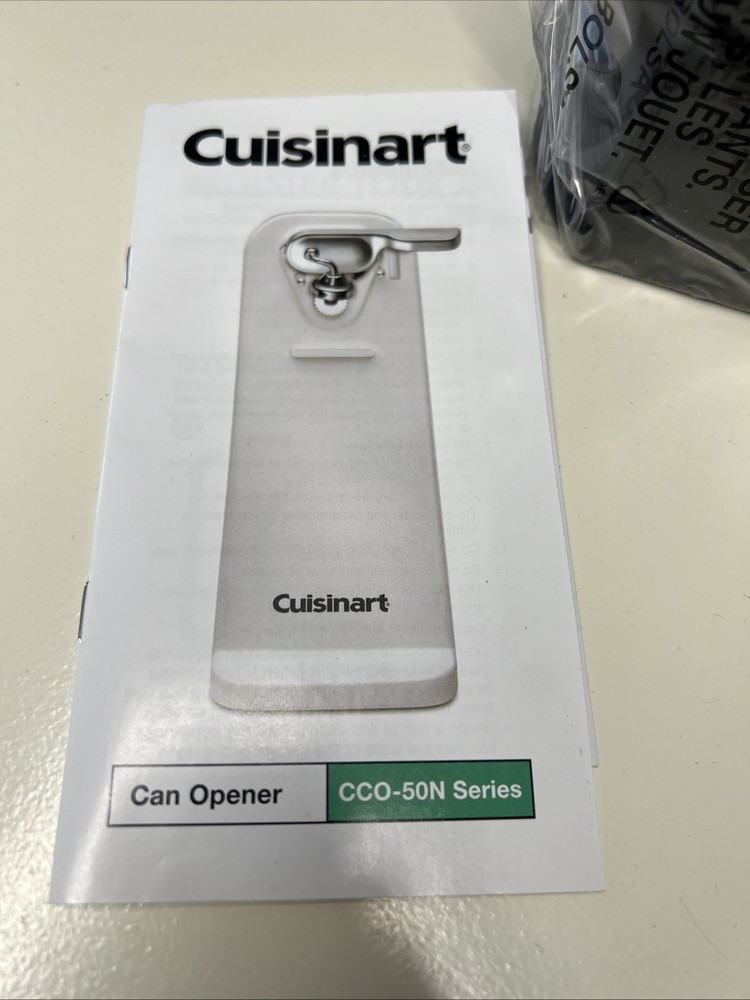 Cuisinart Side-Cut Electric Can Opener - Black
