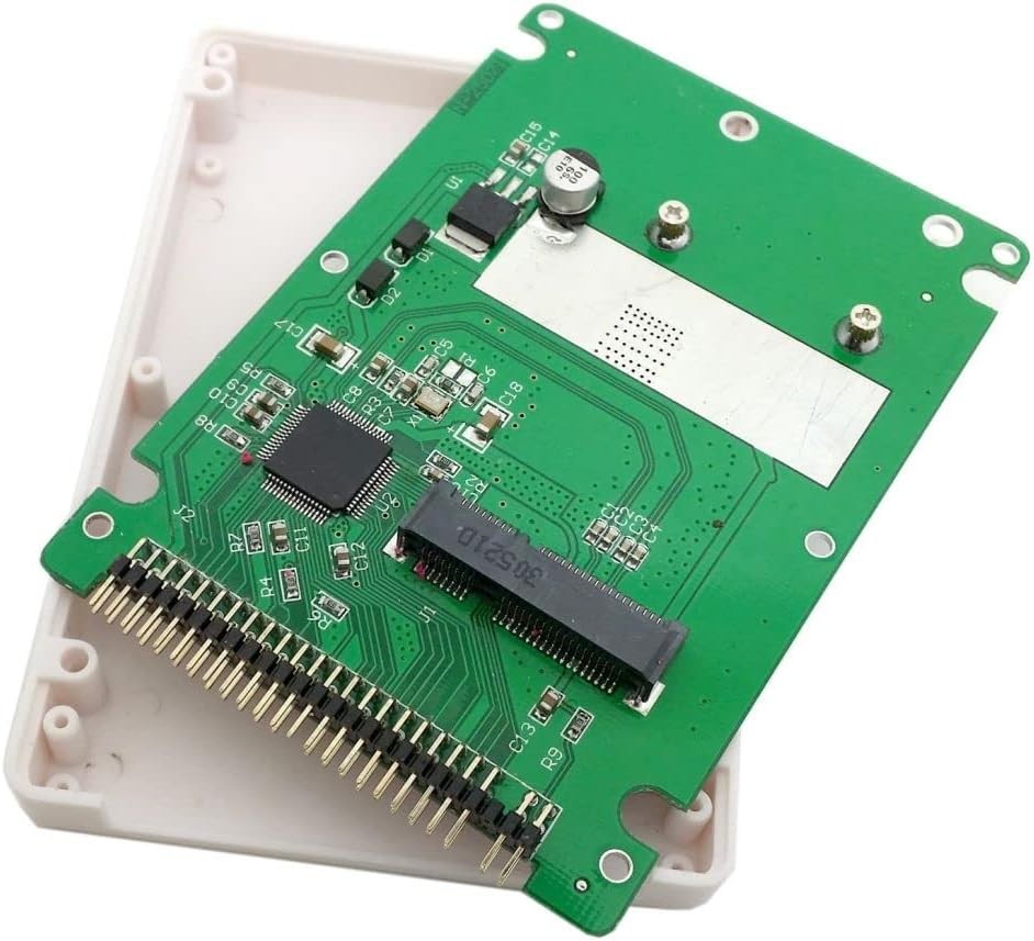 mSATA SSD to 2.5in IDE Enclosure Case White