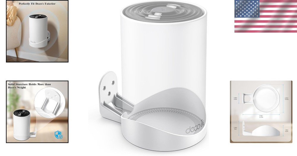 Durable Wall Mount Bracket for TP-Link Deco XE75 Pro - Effortless Setup
