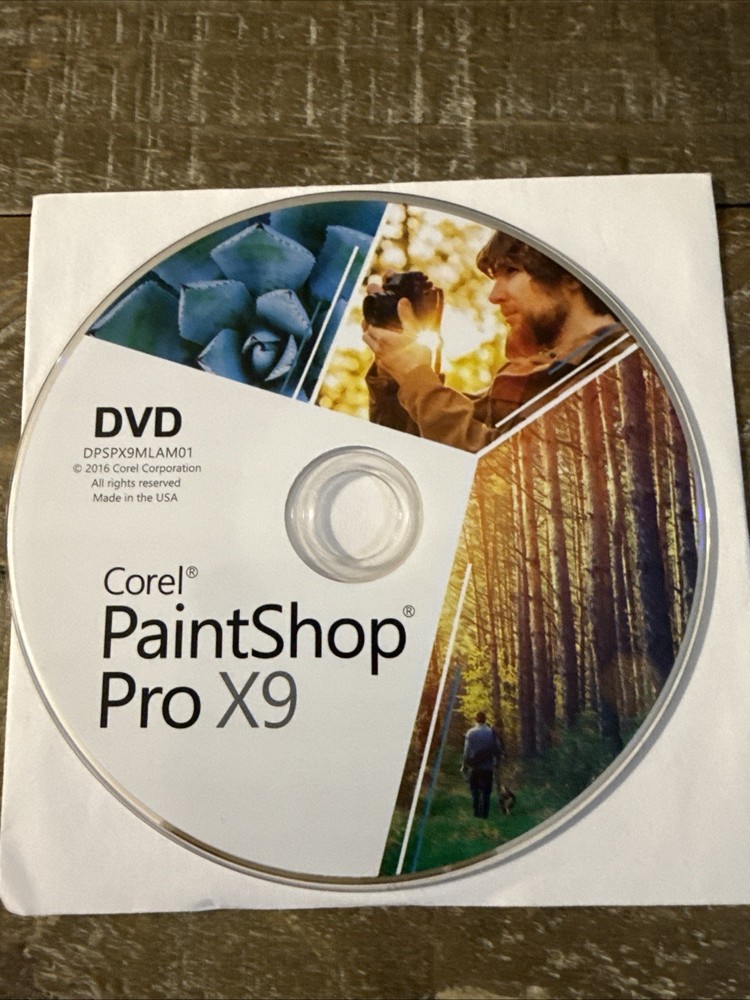Corel PaintShop Pro X9 PC Cd Rom