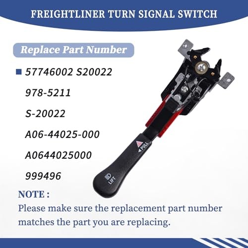 Replacement Freightliner Turn Signal Switch, Multifunction Switch A06-44025