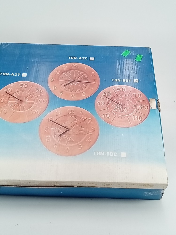 TERRACOTTA SUNDIAL CLOCK
