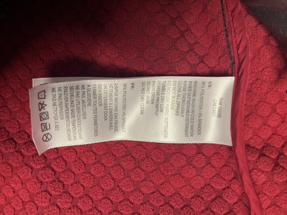 Chik Fil a Jacket Soft Shell Size Medium Full Zip Employee Uniform Oobe Lined