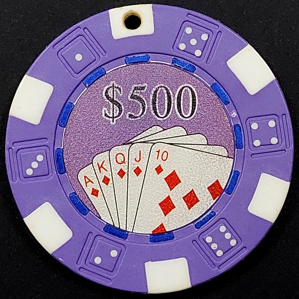 No Name $500 casino chip! Canceled.