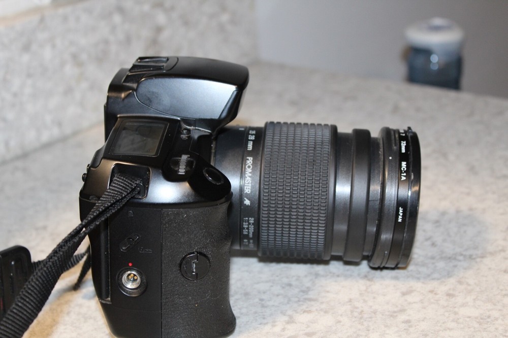 Canon EOSA2 Camera With- 72mm Promaster Lens W/ Strap & Case Bundle