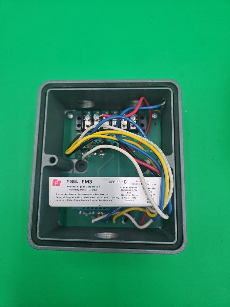 Federal Signal SelecTone Extension Module Model# EM3