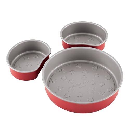 Farberware Disney Bake with Mickey Mouse Nonstick Bakeware Cake Pans, Baking ...