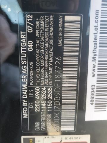 2013 MERCEDES E550 C207 DASH DISPLAY SCREEN 2129018103