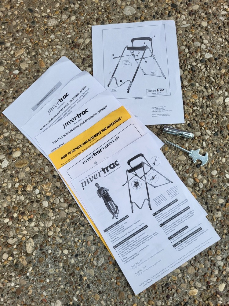 Invertrac - Light Weight, Quality Inversion Table for Back Pain