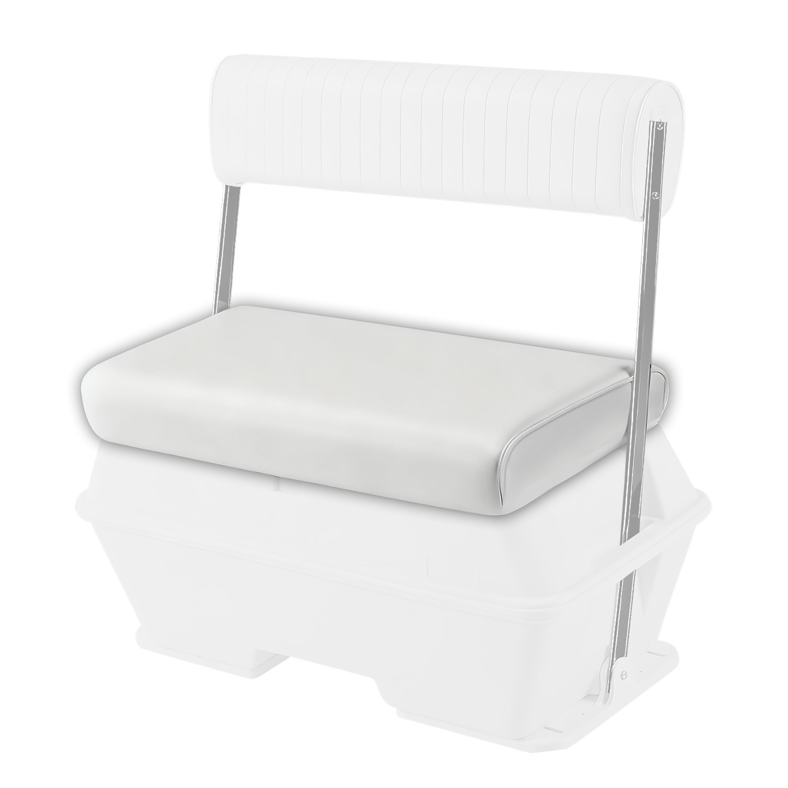 Seat Bottom Cushion White For 8WD159 Series 50 Quart Swingback Cooler Seat