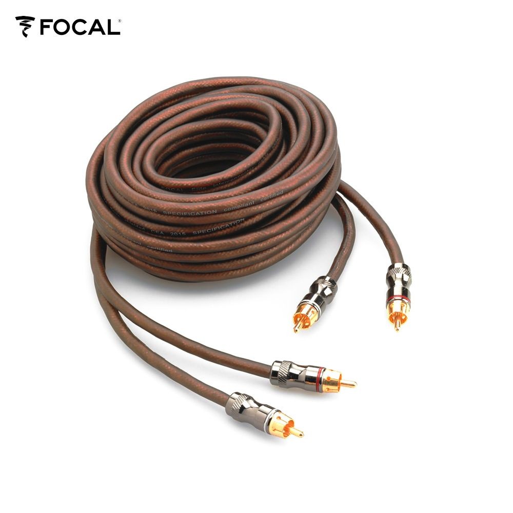 Focal ER5 Elite Stereo RCA Cable 5 M High Performance Triple Shielded