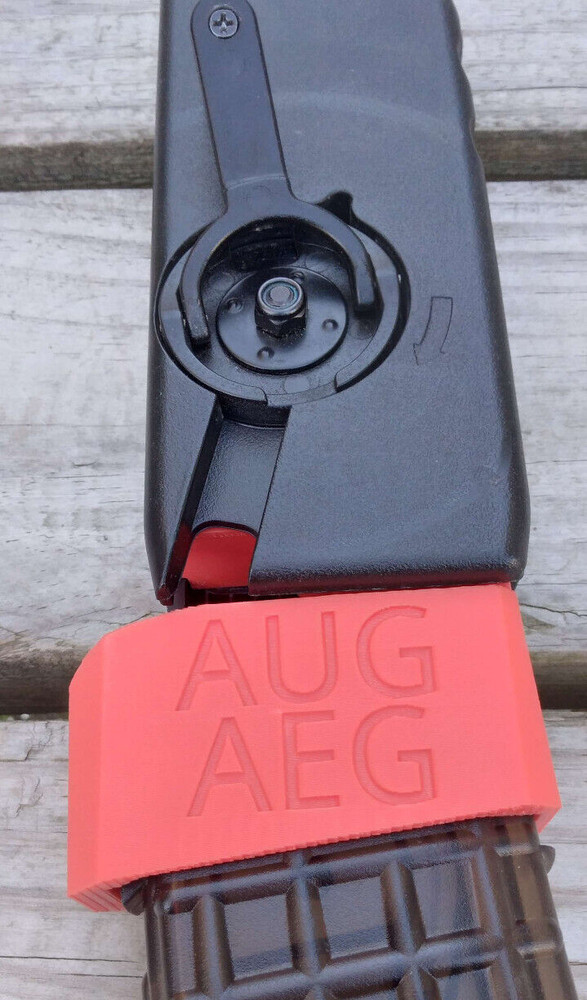 Airsoft AUG AEG Odin Speedloader Adapter (Red)