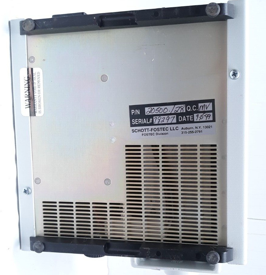 Schott Fostec Light Source EKE 20500/28 Optem