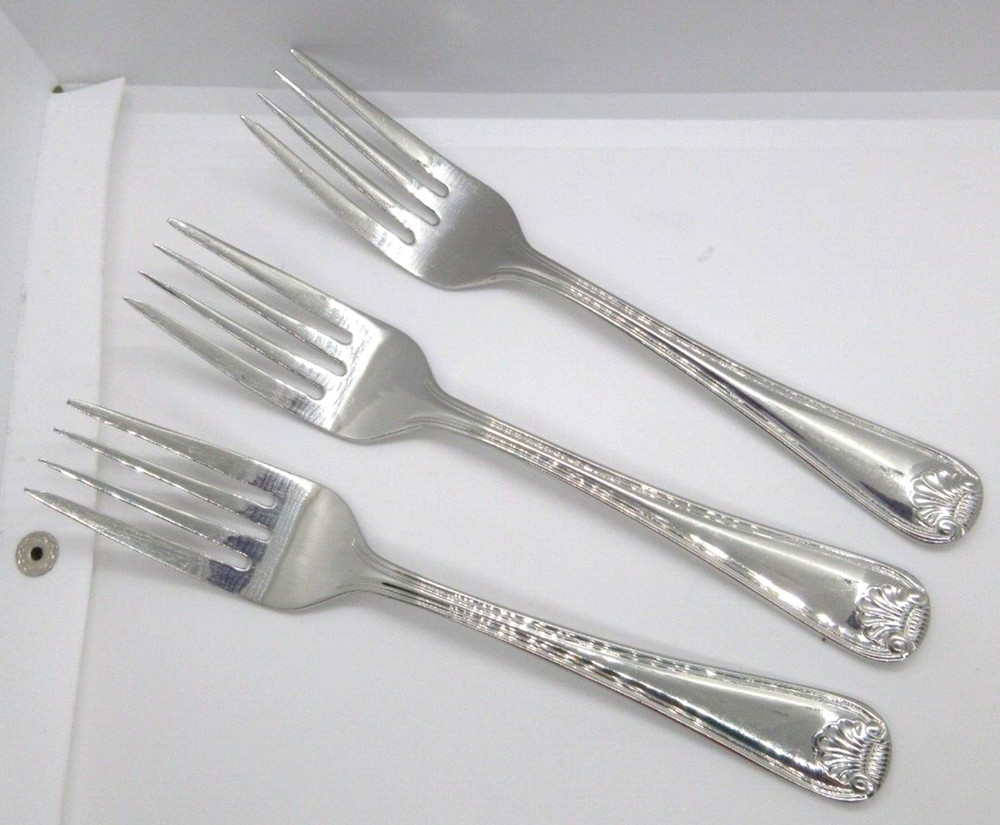 Retroneu HAMPTON SHELL *1 Salad Fork(s)* 6 3/8" Stainless 18/8 Flatware