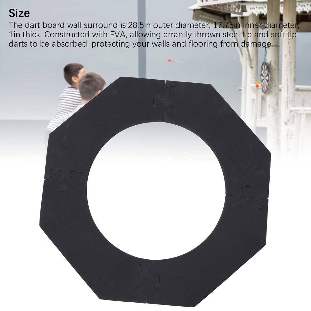 EVA Board Backboard Octagonal Wall Protector Dartboard Surround DS
