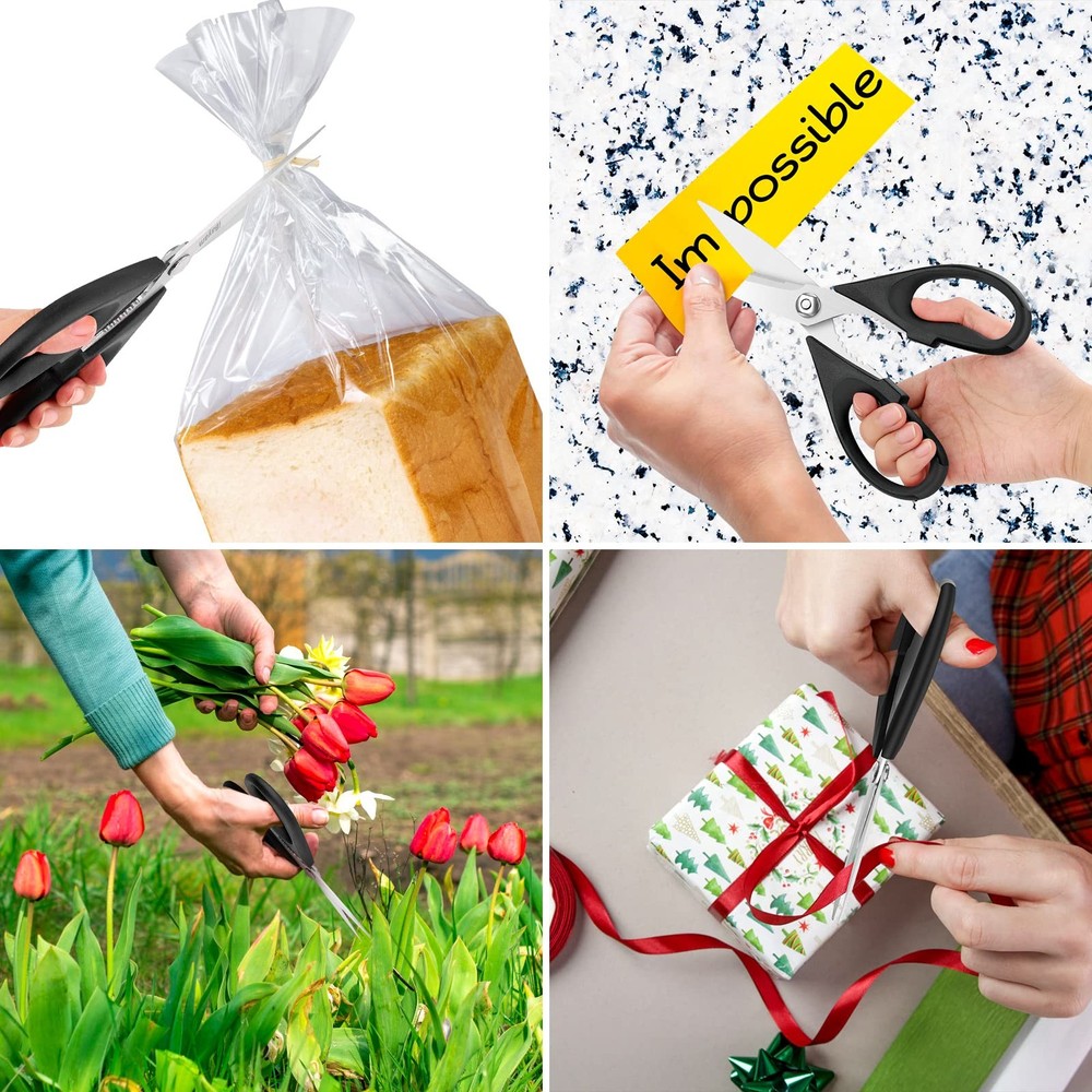 All Purpose Kitchen Scissors, Kitchen Shears with Protective Sheath Durable S...